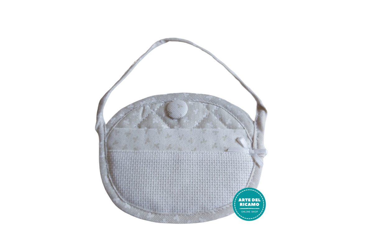 Cream Soft Baby Pacifier Bag