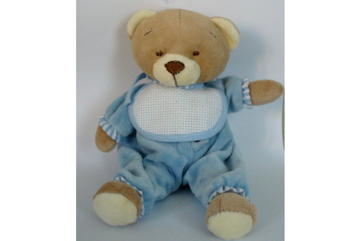 Oso de Peluche para Bebè - Celeste