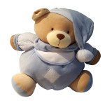Light Blue Teddy Bear with Baby Bib to Cross Stitch - Size Medium Light Blue Teddy Bear with Baby Bib to Cross Stitch - Size Medium