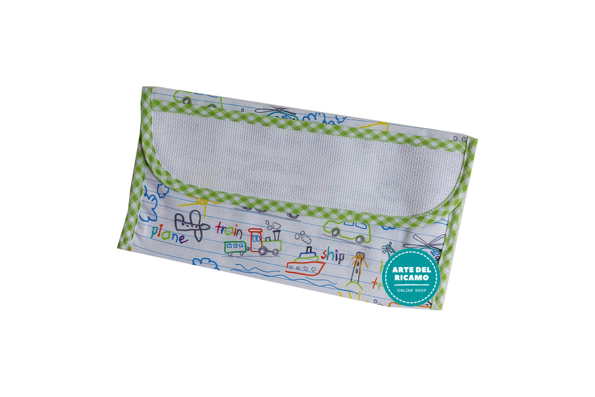 Bolsa para Cubiertos - Medios de Transporte - Verde