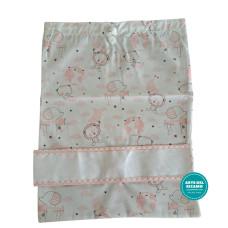 Sacca Asilo - Animali con Nuvole Rosa Sacca Asilo - Animali con Nuvole Rosa