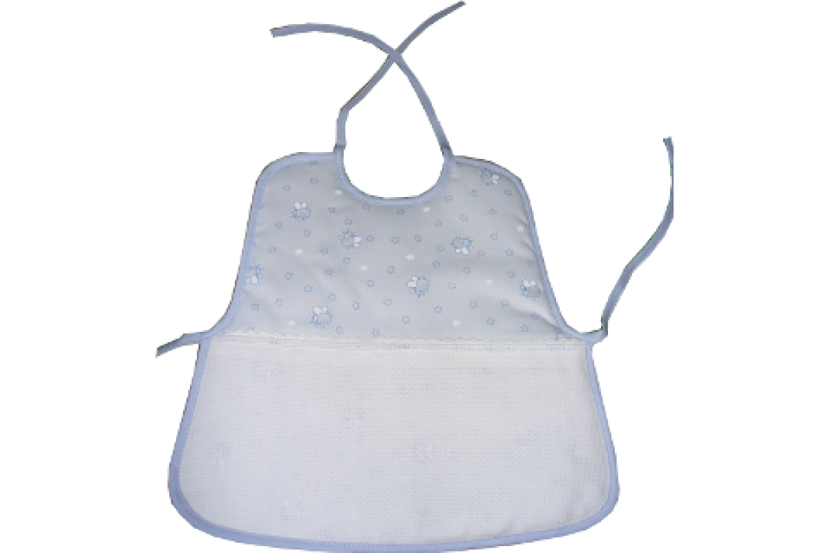 Lunch Baby Bib to Cross Stitch - Bees Lunch Baby Bib to Cross Stitch - Bees