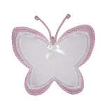 Colgante para la Puerta del Bebè - Mariposa - Rosa Colgante para la Puerta del Bebè - Mariposa - Rosa