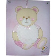 Colgante para la Puerta del Bebè con Oso Rosa Colgante para la Puerta del Bebè con Oso Rosa