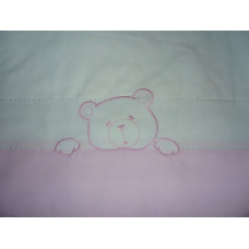 Baby Bed Sheet Set with Teddy Bear - Pink Baby Bed Sheet Set with Teddy Bear - Pink