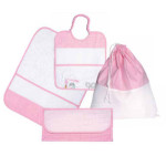 Set Asilo da Ricamare a Punto Croce - Ricamino - Rosa