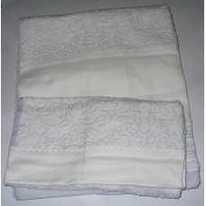 Fratelli Graziano - Coppia Asciugamano Bagno Spugna - Nastrino - Grigio Perla Fratelli Graziano - Coppia Asciugamano Bagno Spugna - Nastrino - Grigio Perla