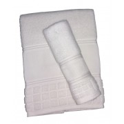 Bath Terry Towel to Cross Stitch -  Olivia - White Color