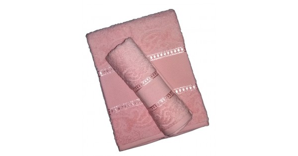 colore: rosa-rosso corallo 30 x 50 cm Asciugamano per ospiti asciugamano in spugna 