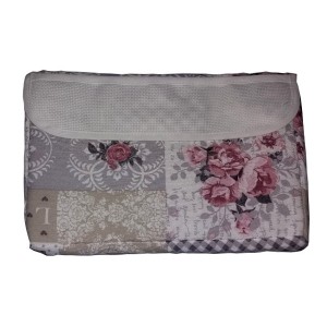 Cosmetic Pouch to Cross Stitch - Roses