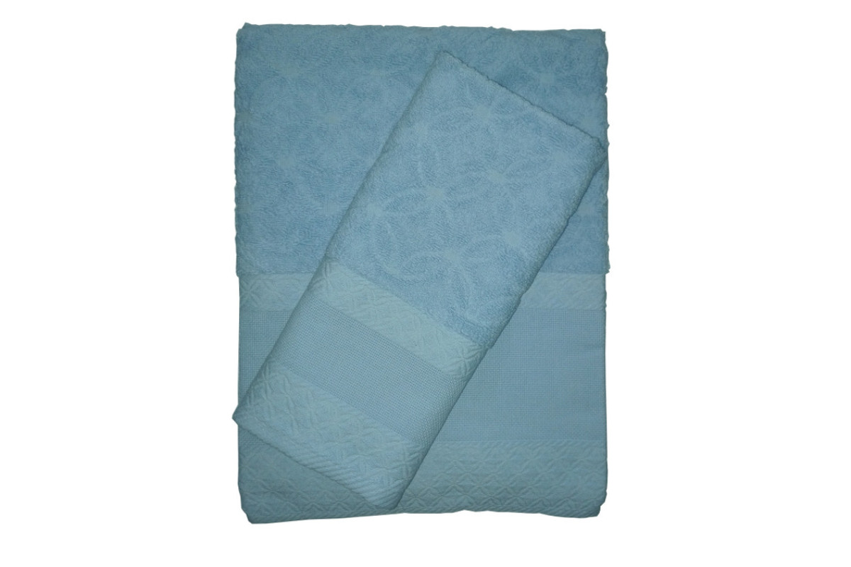 Stafil - Terry Bath Towel with Aida Band - Ready to Stitch - Claudia Stafil - Terry Bath Towel with Aida Band - Ready to Stitch - Claudia