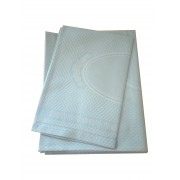 Couple of Bath Towels with Hemstitch - Light Blue