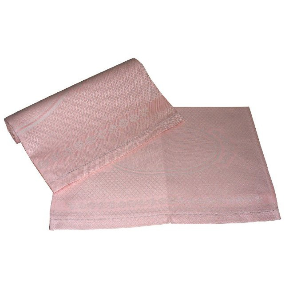 Couple of Bath Towels with Hemstitch - Pink
