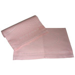 Coppia Asciugamani Bagno Ajour - Rosa