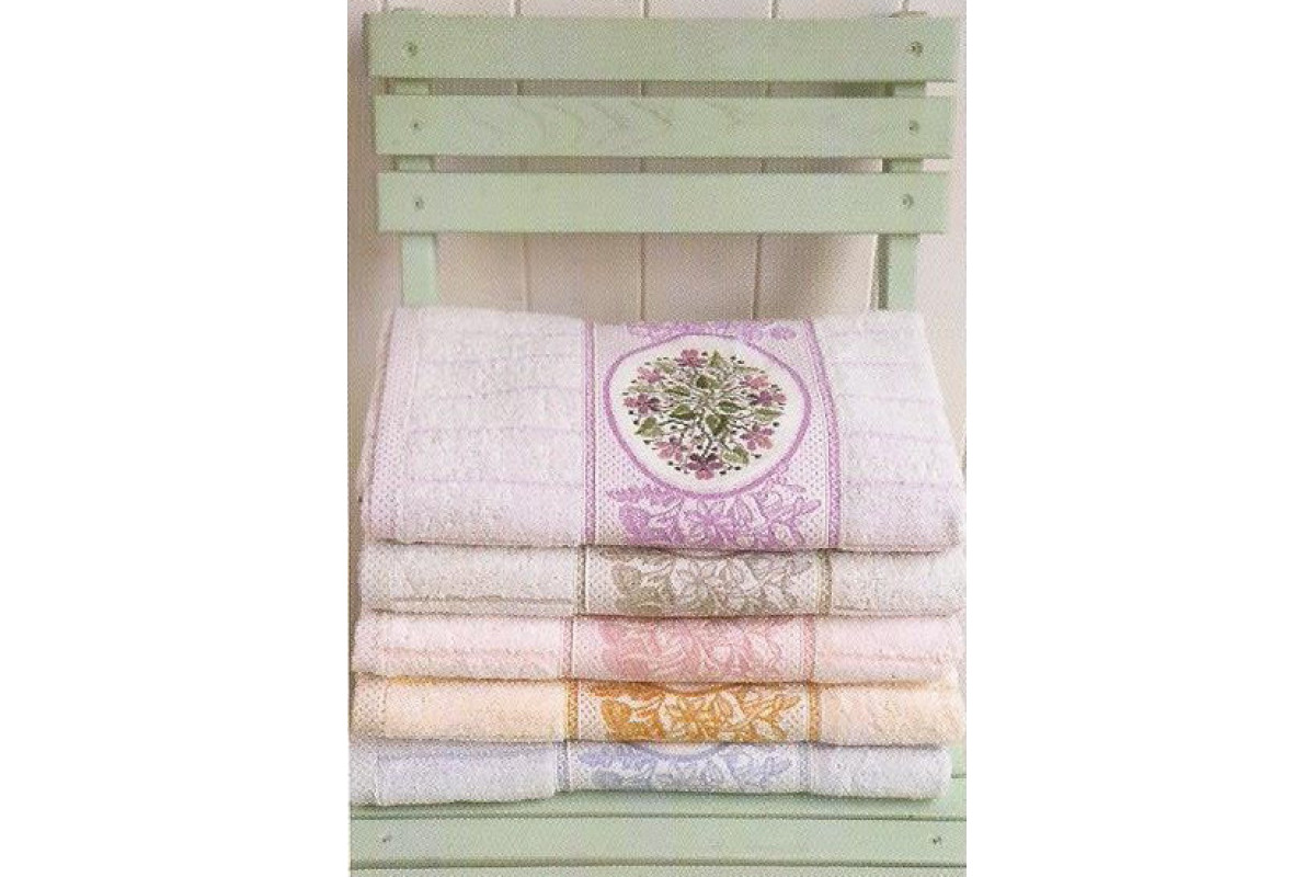 Coppia Asciugamano Bagno - Prati in Fiore - Celeste Coppia Asciugamano Bagno - Prati in Fiore - Celeste