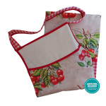 Apron with Aida Band to Cross Stitch - Cherries