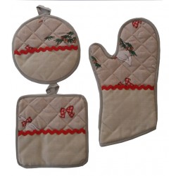 Potholders and Oven Gloves Ready to Stitch - Fancy Geese