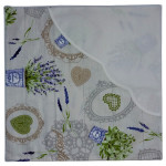Pillow Cover to Cross Stitch - Lavander Flowers Pillow Cover to Cross Stitch - Lavander Flowers