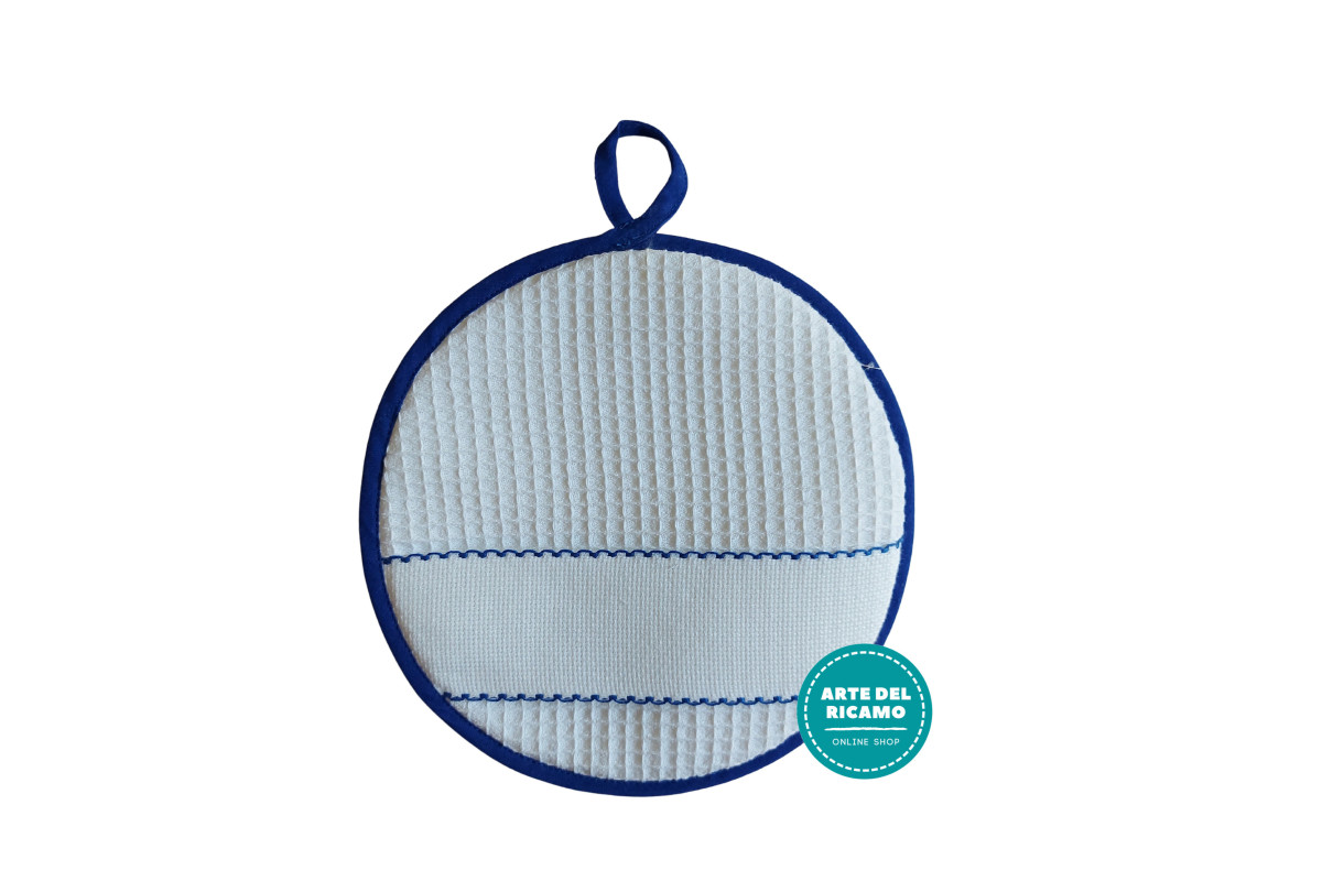 Presina Rotonda da Ricamare - Perfilo Blu Presina Rotonda da Ricamare - Perfilo Blu