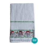 Asciugapiatti in Spugna da Ricamare - Babbo Natale Asciugapiatti in Spugna da Ricamare - Babbo Natale