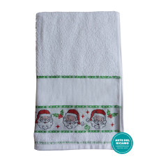Asciugapiatti in Spugna da Ricamare - Babbo Natale Asciugapiatti in Spugna da Ricamare - Babbo Natale