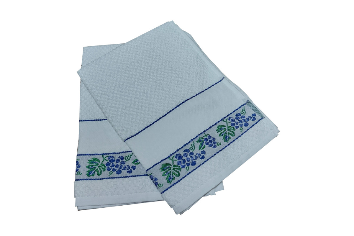 Coppia Asciugapiatti Spugna - Uva Coppia Asciugapiatti Spugna - Uva