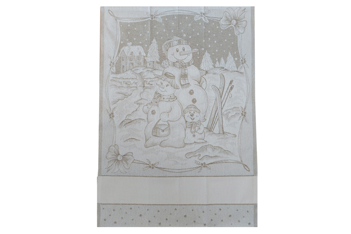 Paño de Cocina Navideño - Muñeco de Nieve Paño de Cocina Navideño - Muñeco de Nieve