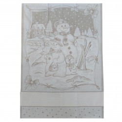 Christmas Kitchen Towel - Snowman