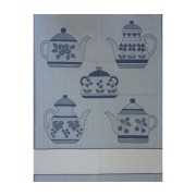 Kitchen Towel - Blue Teapot