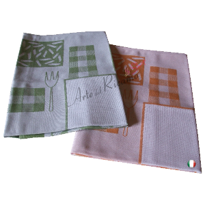 Fratelli Graziano - Pasta Kitchen Towel with Aida Insert
