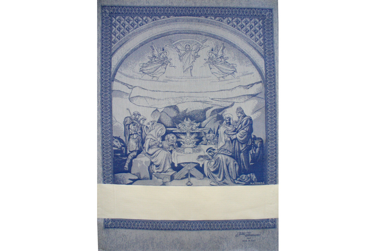 Fratelli Graziano - Christmas Dish Towels Nativity - Blue Fratelli Graziano - Christmas Dish Towels Nativity - Blue