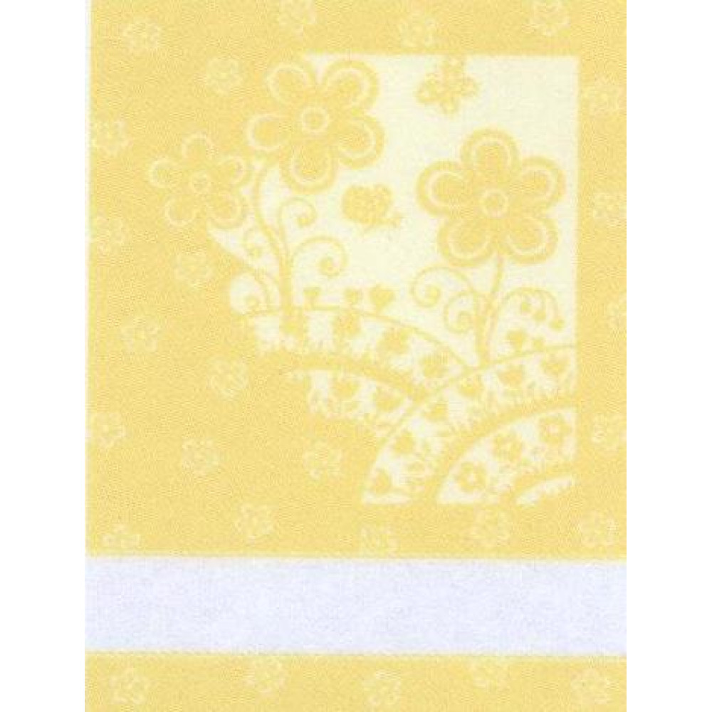 Kitchen Towel Flowers - Yellow