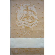 Fratelli Graziano - Christmas Dish Towel - Gingerbread - Honey Color Fratelli Graziano - Christmas Dish Towel - Gingerbread - Honey Color