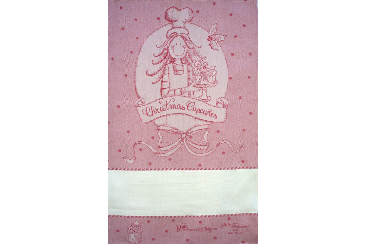 Fratelli Graziano - Asciugapiatti Natalizio - Cake - Colore Rosa Fratelli Graziano - Asciugapiatti Natalizio - Cake - Colore Rosa