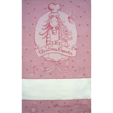 Fratelli Graziano - Paño de Cocina Navidad - Dulces - Color Rosa Fratelli Graziano - Paño de Cocina Navidad - Dulces - Color Rosa