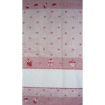 Fratelli Graziano - Terry Christmas Dish Towel - Cake - Color Pink