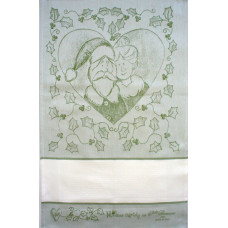 Fratelli Graziano - Paño de Cocina Navidad - Mom & Dad - Color Verde Fratelli Graziano - Paño de Cocina Navidad - Mom & Dad - Color Verde