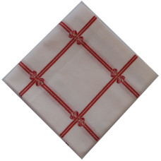 Ready to Stitch Christmas Tablecloth - Red Bows Ready to Stitch Christmas Tablecloth - Red Bows