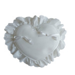 Cojin Alianzas Corazon con Lazo Strass - Blanco Cojin Alianzas Corazon con Lazo Strass - Blanco