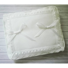 Cuscino Portafedi da Ricamare - Rettangolare Bianco Cuscino Portafedi da Ricamare - Rettangolare Bianco