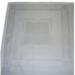 Tea Tablecloth Madrid - White 95x95 cm