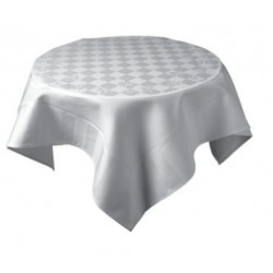 Checkers Tea Tablecloth - Poinsettia - 80x80 cm