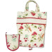 Bolsa para Compras - Violetas con Fondo Beige
