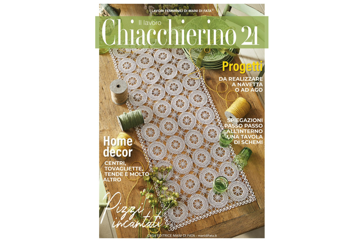 Revista Mani di Fata - Encaje Frivolité n. 21 Revista Mani di Fata - Encaje Frivolité n. 21