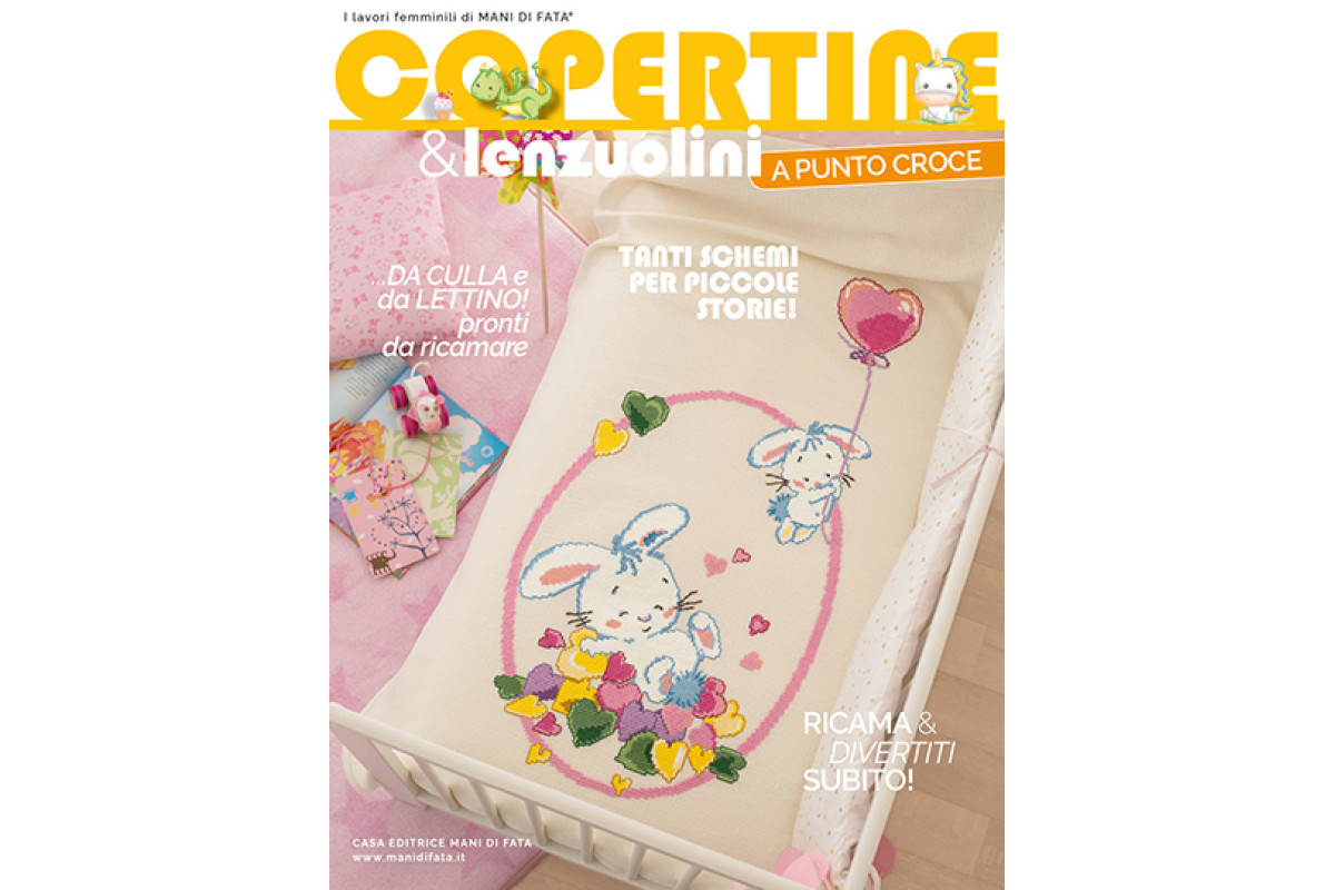 Rivista Mani di Fata - Copertine e Lenzuolini a Punto Croce Rivista Mani di Fata - Copertine e Lenzuolini a Punto Croce