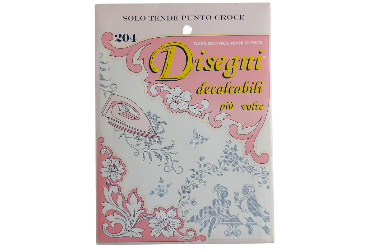 Disegni Decalcabili - Solo Tende Punto Croce n. 204 Disegni Decalcabili - Solo Tende Punto Croce n. 204