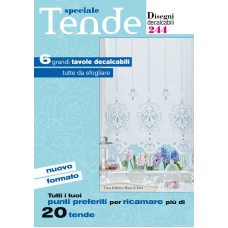 Disegni Decalcabili - Tende n. 244 Disegni Decalcabili - Tende n. 244