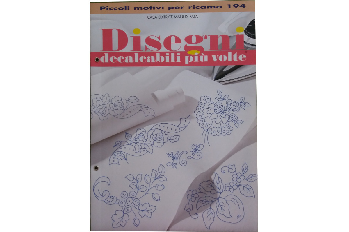 Disegni Decalcabili - Piccoli Motivi per Ricamo n. 194