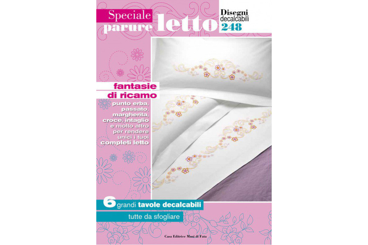 Hand Embroidery Designs - Bed Sheets n. 248