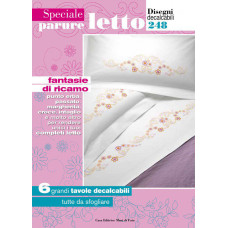 Hand Embroidery Designs - Bed Sheets n. 248 Hand Embroidery Designs - Bed Sheets n. 248